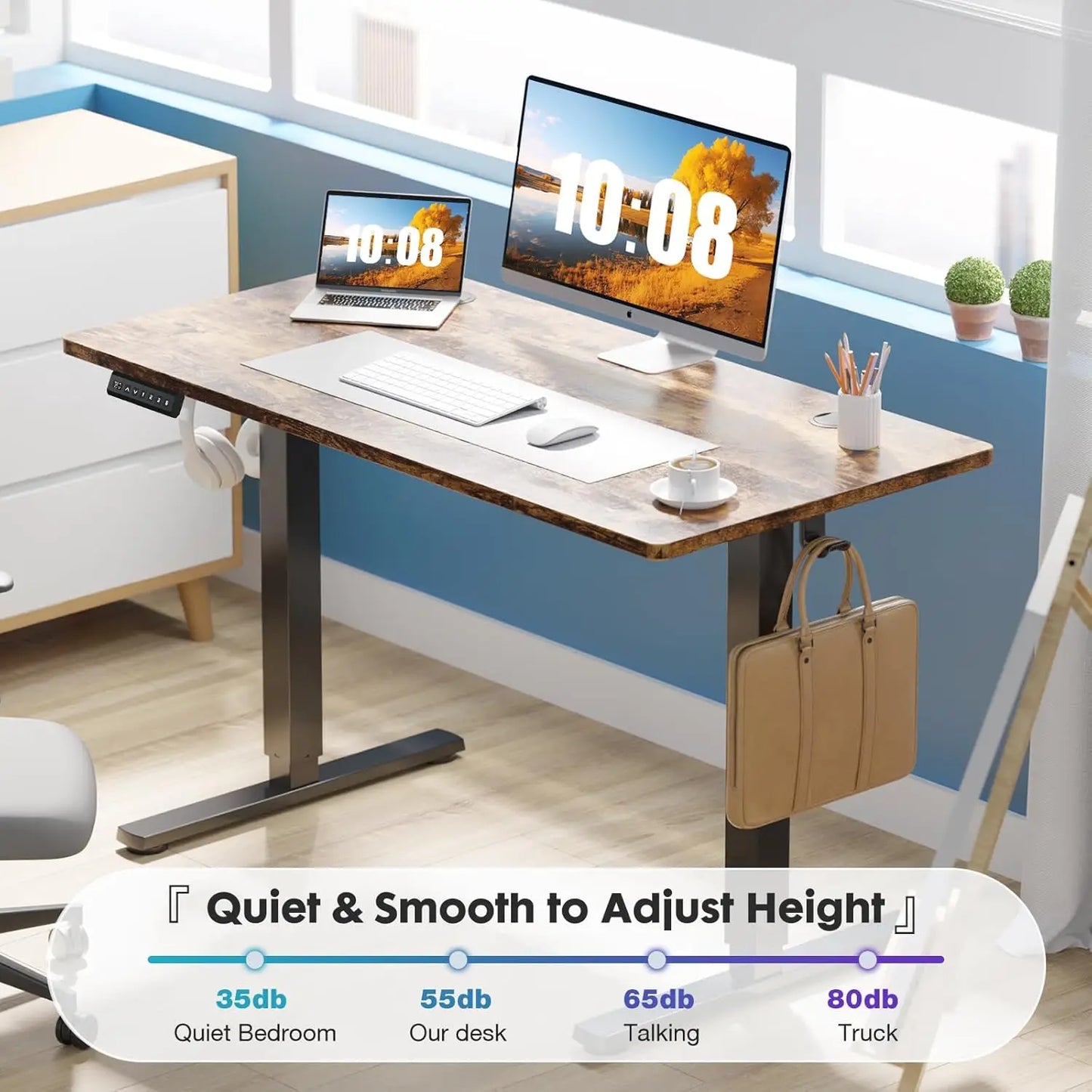 Newbulig Adjustable Height Office Desk
