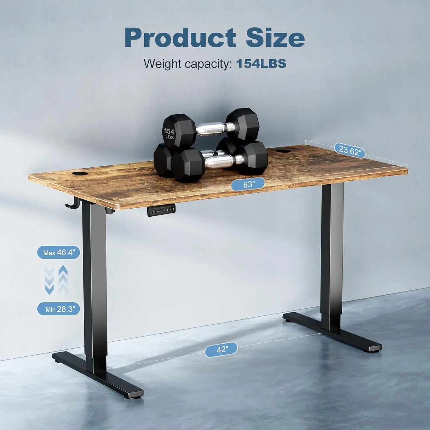 Newbulig Adjustable Height Office Desk
