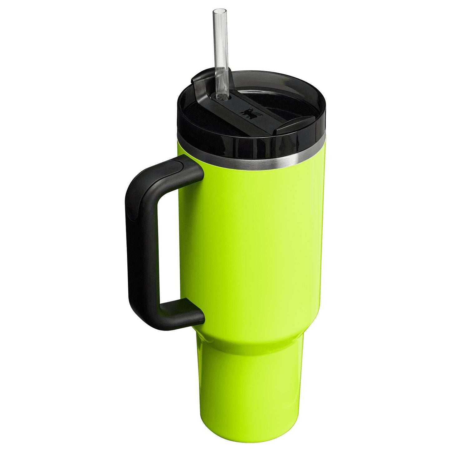 Stanley Cup 40oz Neon Yellow Tumbler with Handle