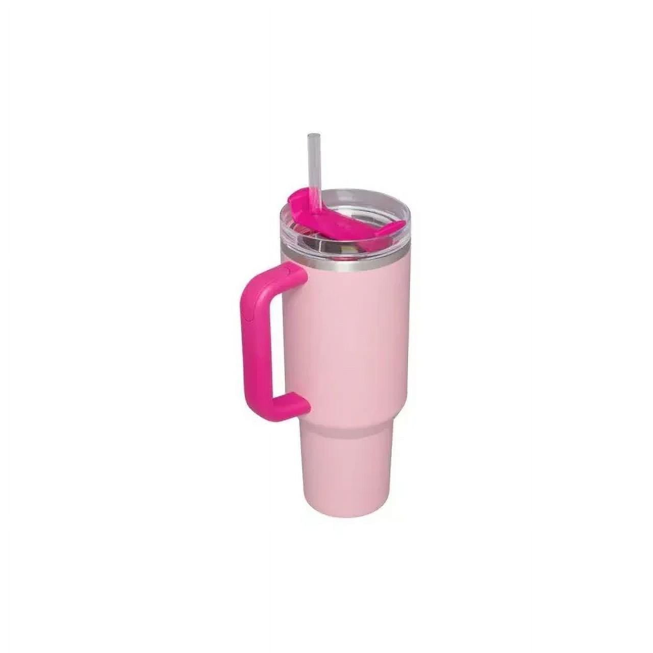 Stanley Cup 40oz with handle Stainless Steel Vacuum Insulated Tumbler Stanley Dupes Copo Termico Stanley ( Flamingo )