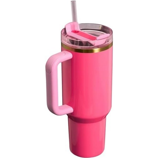 Stanley Cup 40oz with handle Stainless Steel ( Pink Parade)  