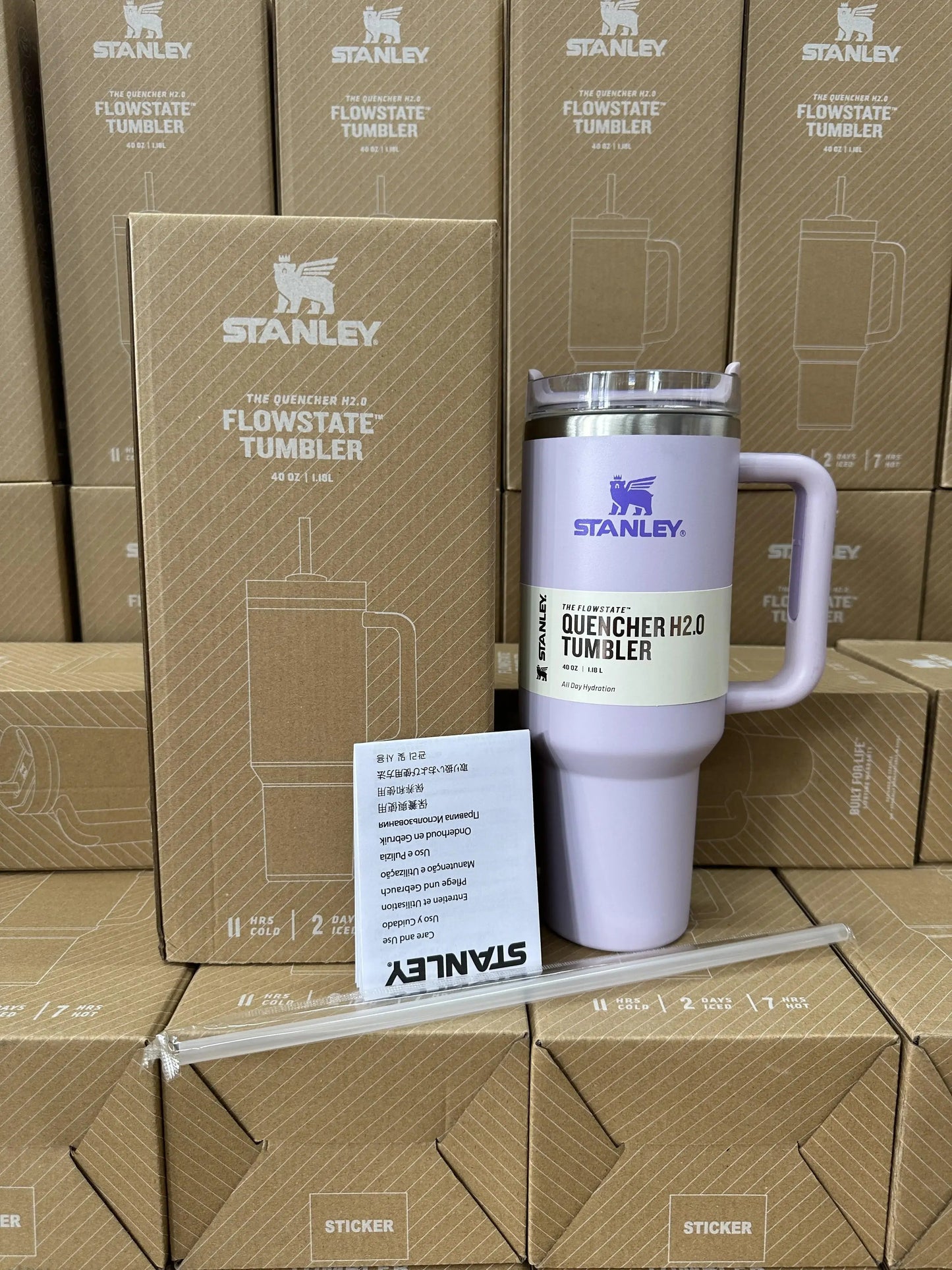 Stanley Quencher H2.0 Black Chroma Tumbler