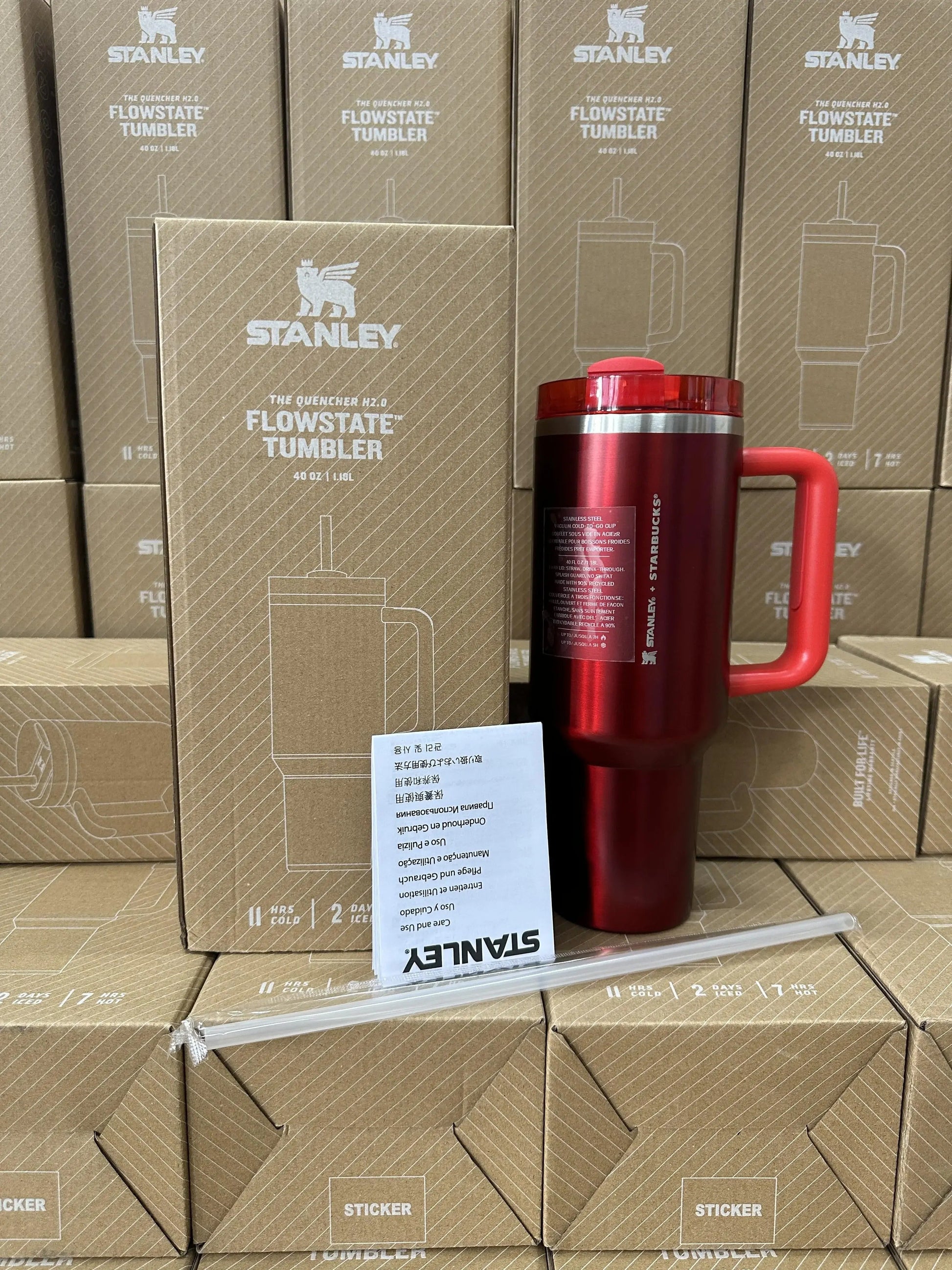 Stanley Quencher H2.0 Black Chroma Tumbler