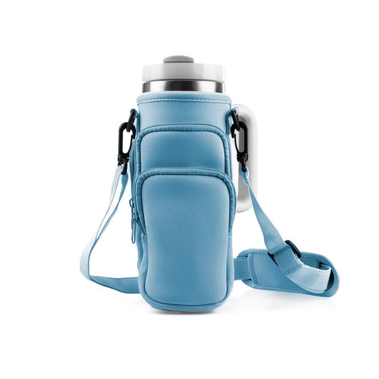 Water Bottle Cover for Stanley in blue