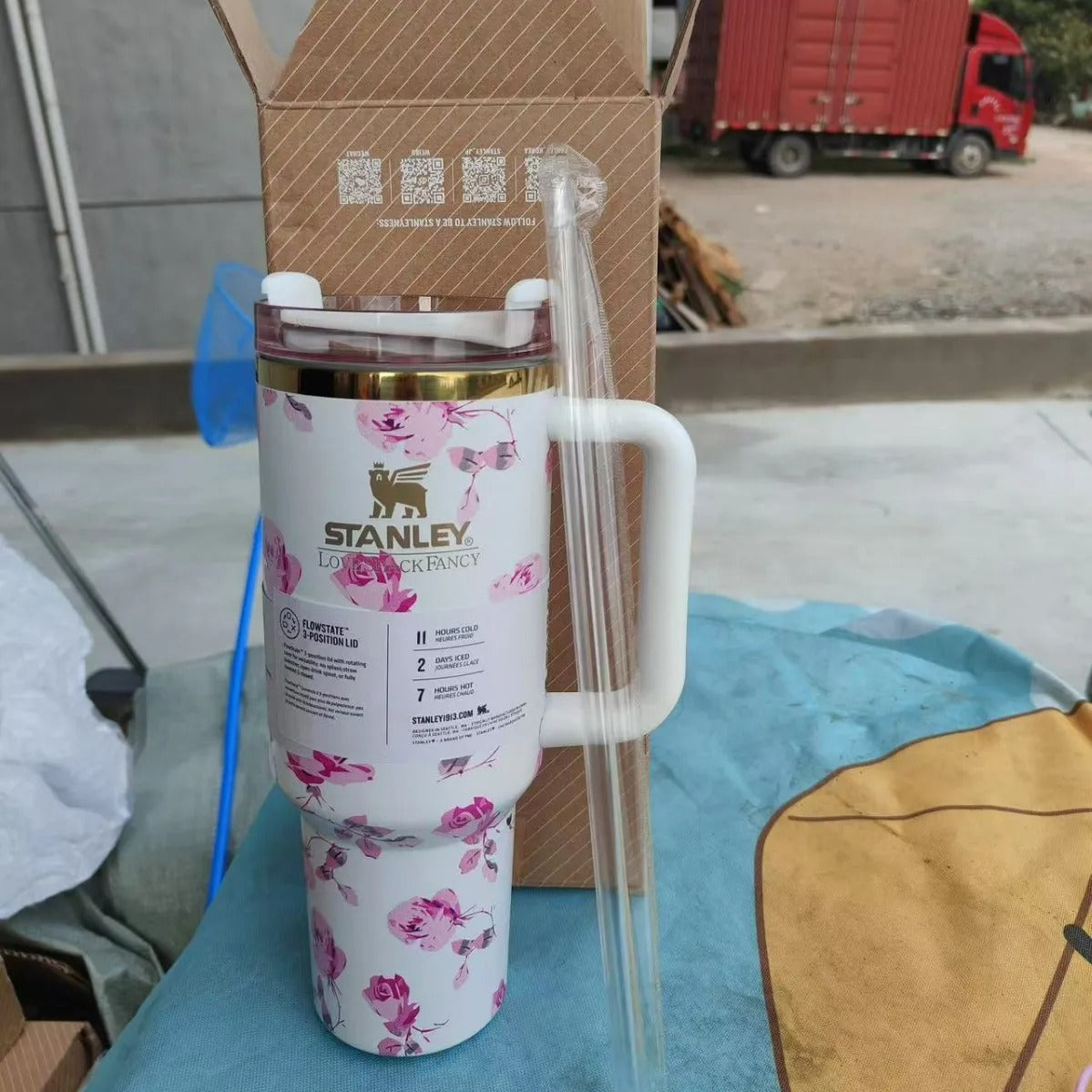 STANLEY THE QUENCHER H2.0 FLOWSTATE TUMBLER ORCHID