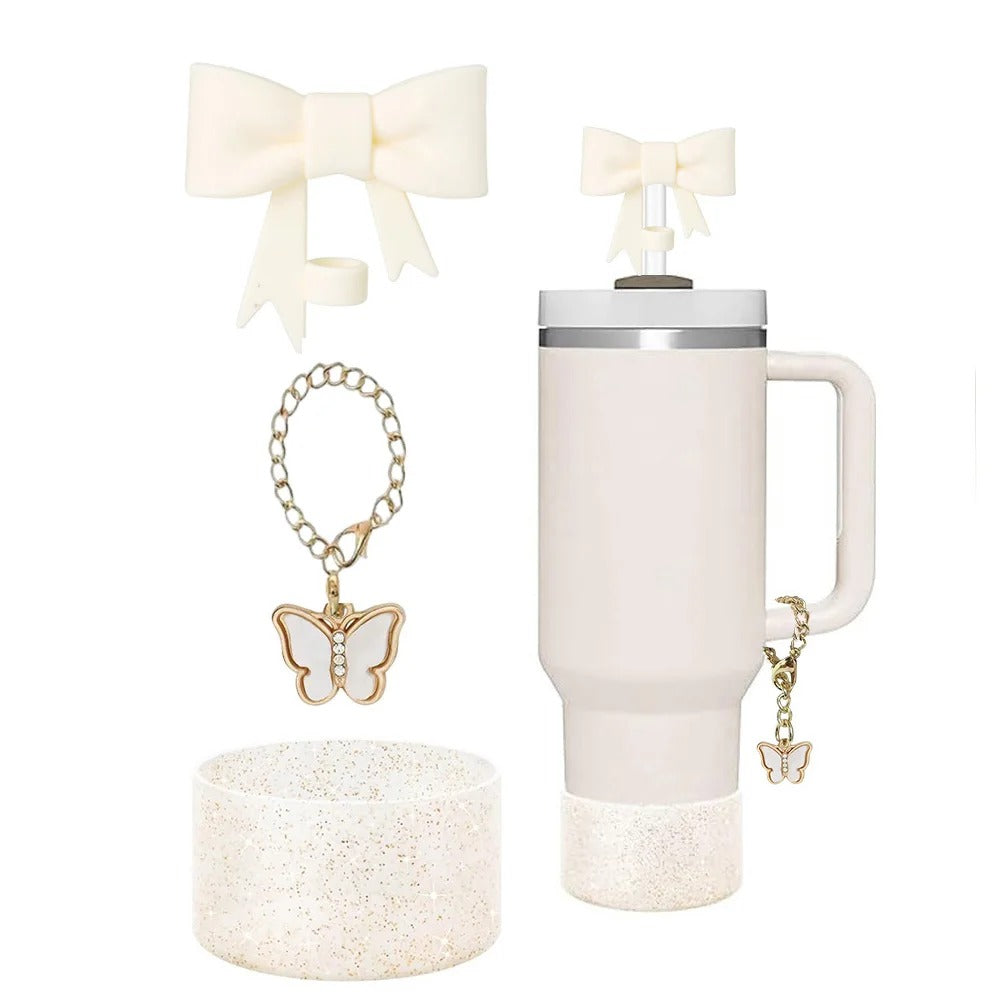 Stanley Tumbler Glitter Accessories Set